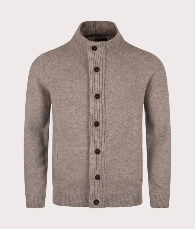 Essential Patch Zip Through Knitted Jumper sold by EQVVS