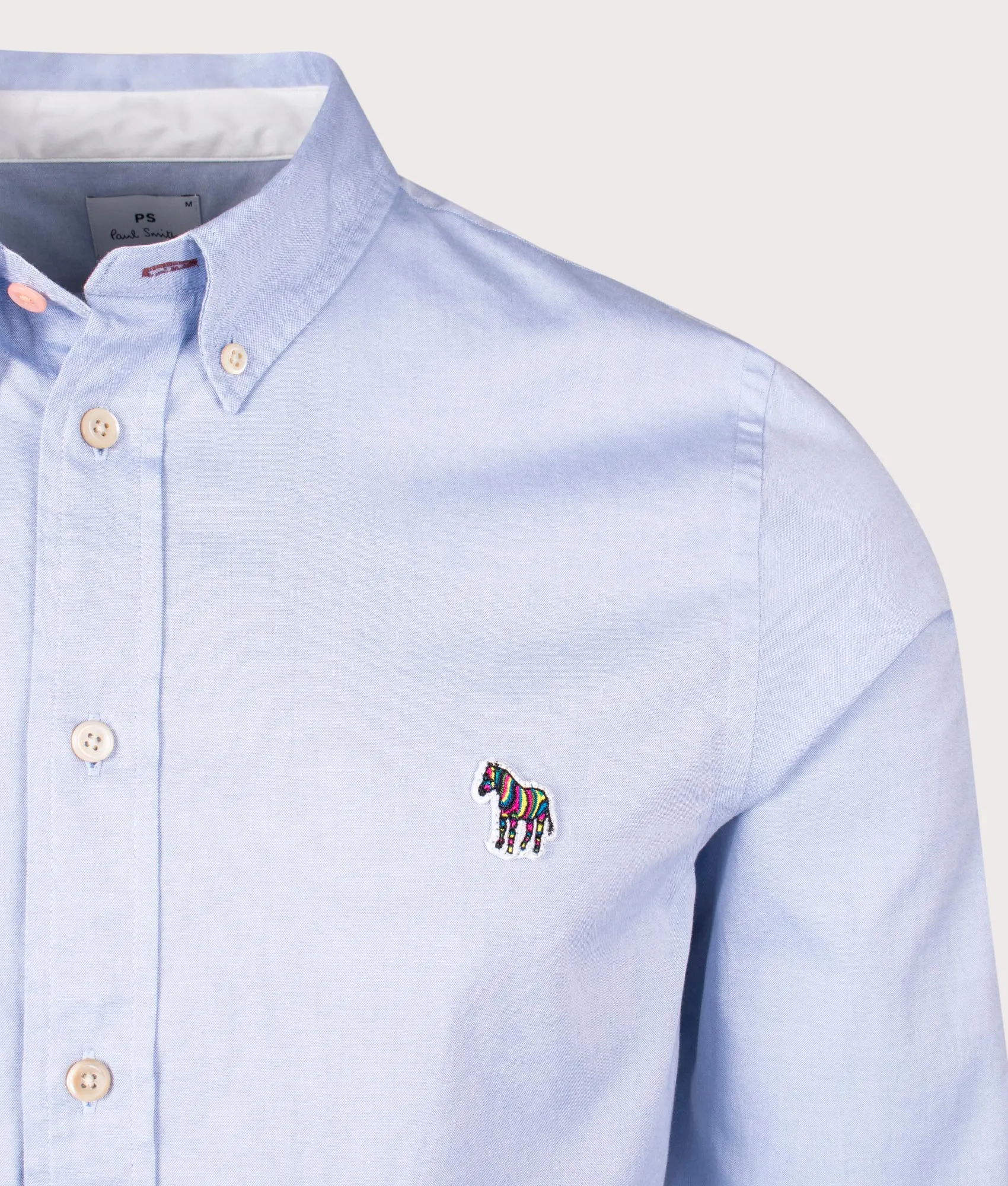 Slim Fit Long Sleeve Zebra Shirt sold by EQVVS product image thumbnail 2