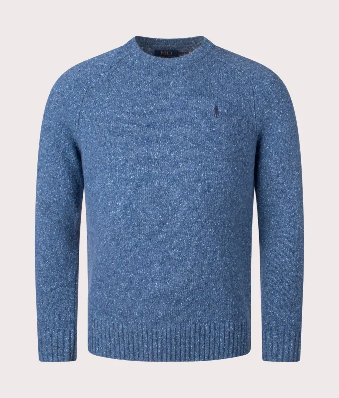 Speckled Wool-Blend Jumper sold by EQVVS