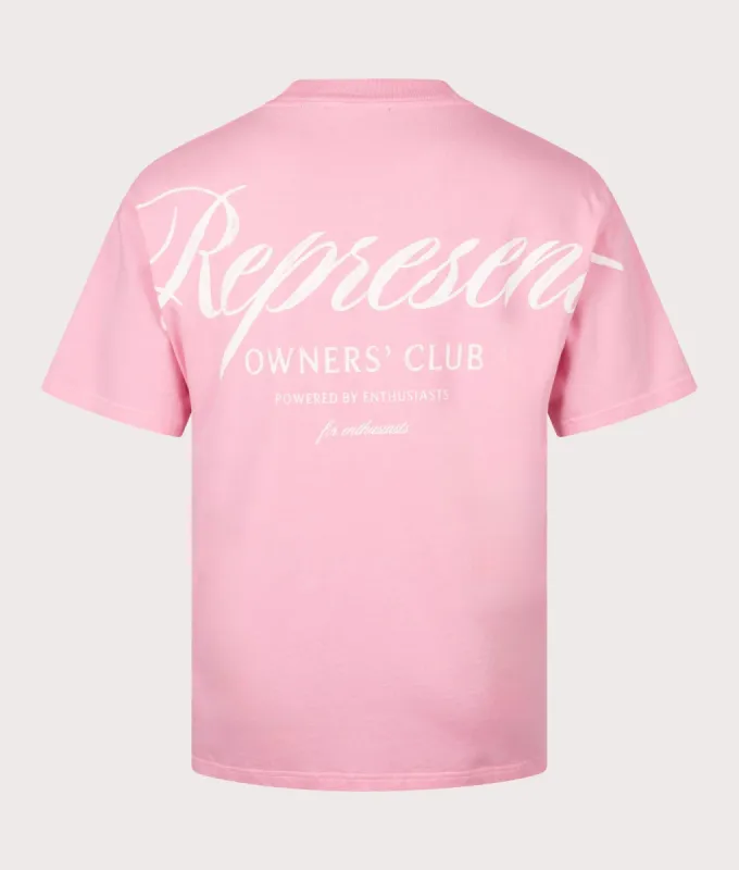 Represent Owners Club Script T-Shirt sold by EQVVS