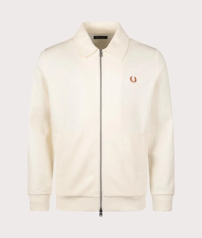 Zip Through Fleeceback Sweat made by Fred Perry