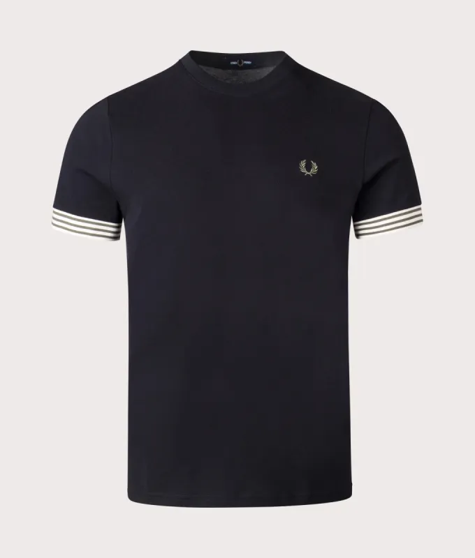 Striped Cuff T-Shirt sold by EQVVS