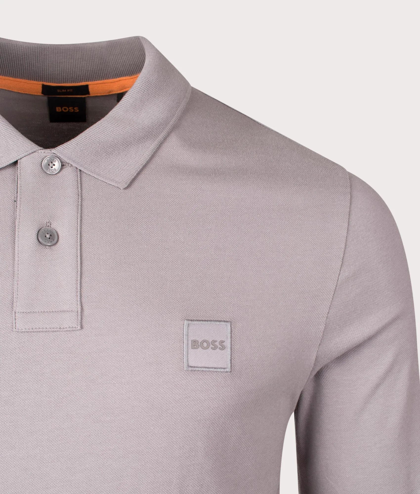 Slim Fit Passerby Long Sleeve Polo Shirt sold by EQVVS product image thumbnail 2