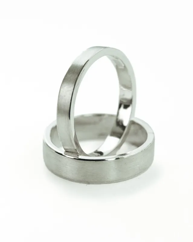 Bare Skin Brushed Ring 6mm sold by EQVVS