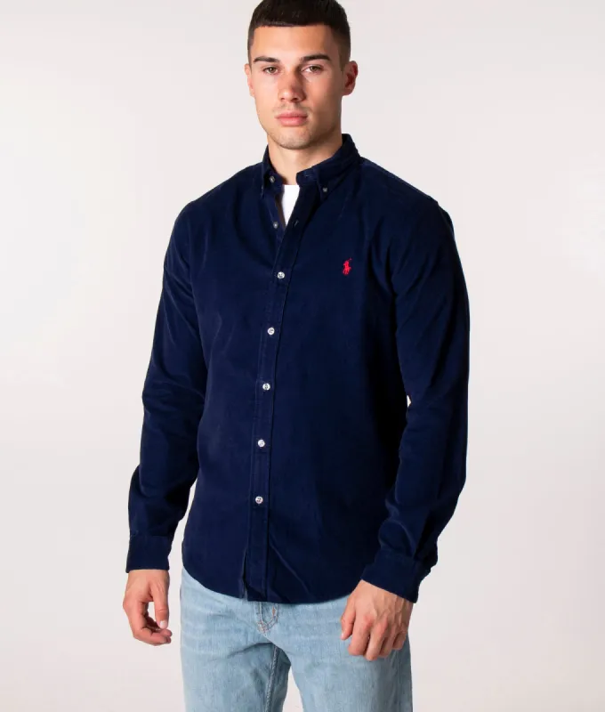 Slim Fit Corduroy Shirt sold by EQVVS