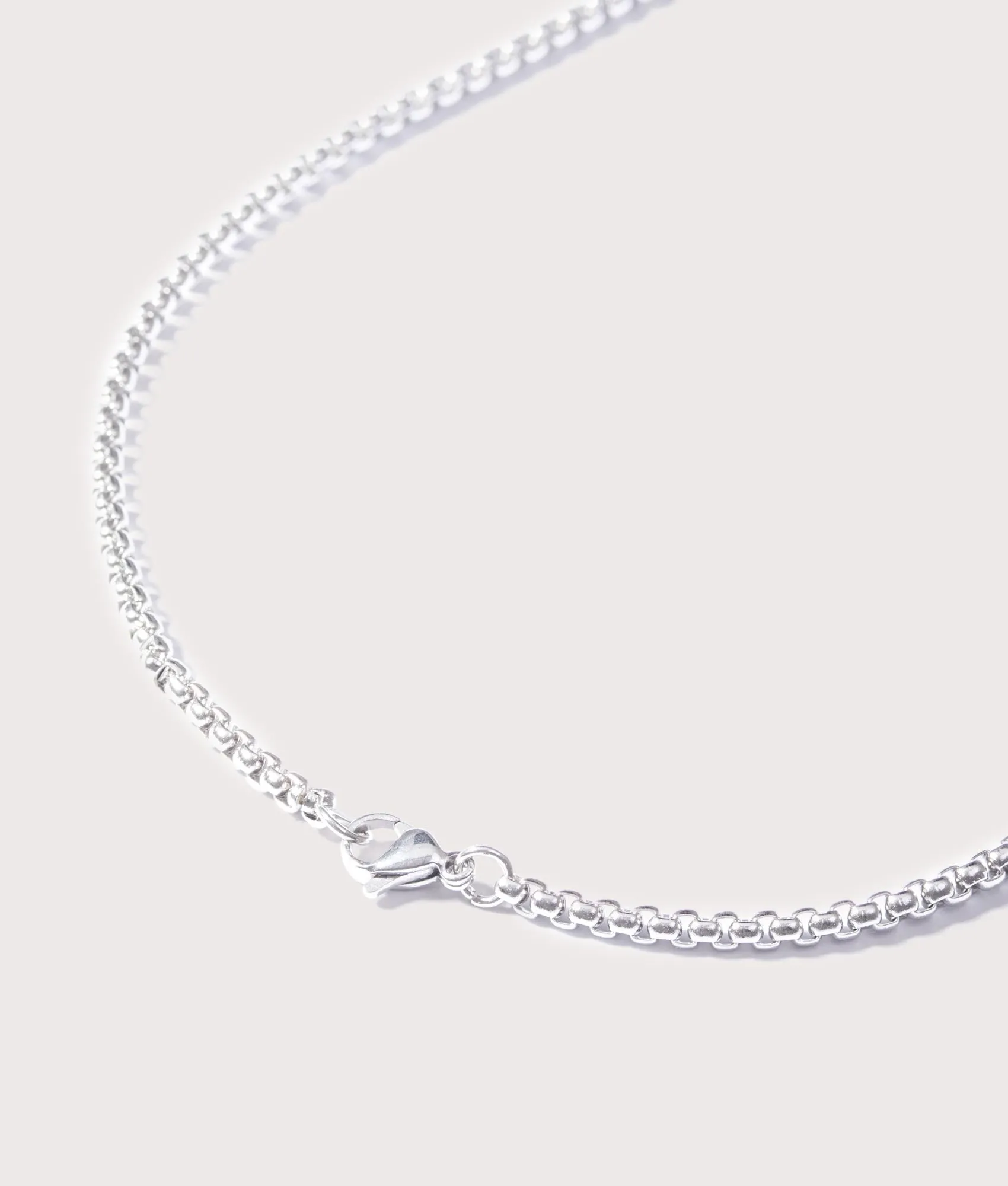 Silver Stainless Steel Cross Pendant 24" sold by EQVVS product image thumbnail 3