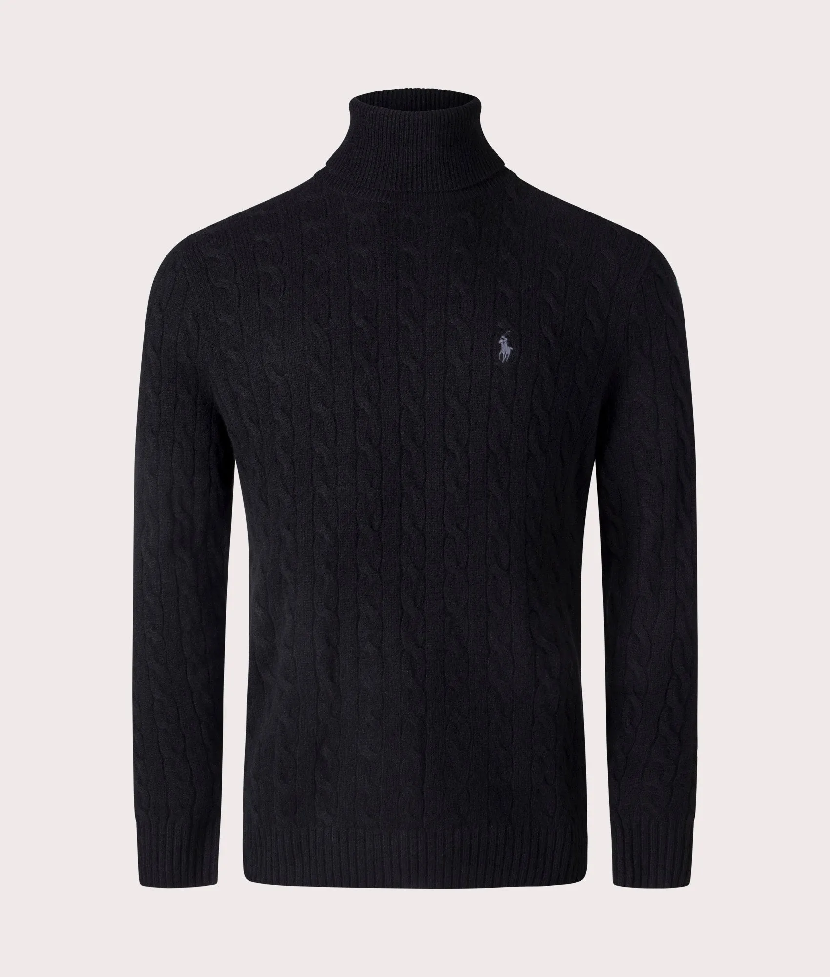Cable Wool-Cashmere Turtleneck Jumper sold by EQVVS