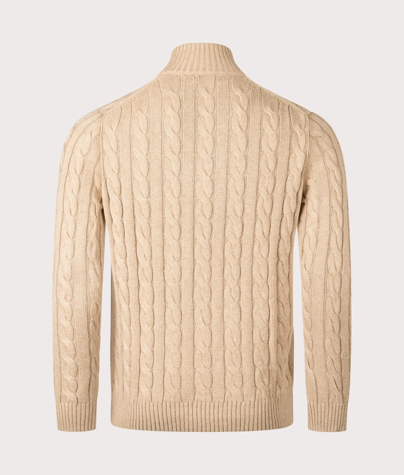 Cable Knit Quarter-Zip Jumper sold by EQVVS product image thumbnail 3