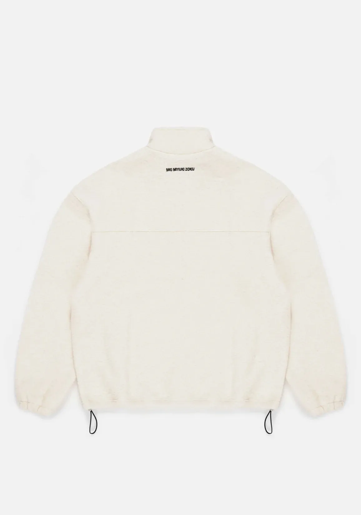 Oversized Fit Boucle Quarter Zip Jumper sold by EQVVS product image thumbnail 3