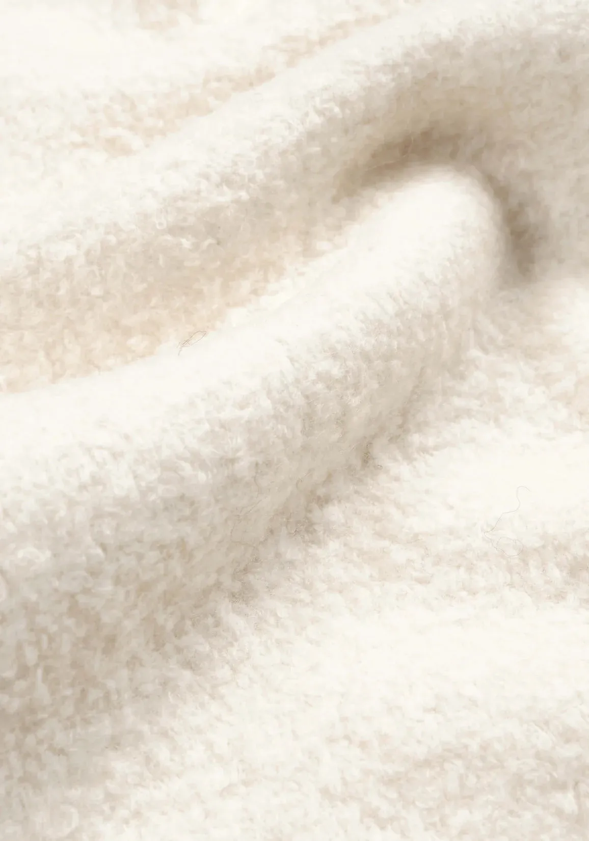 Oversized Fit Boucle Quarter Zip Jumper sold by EQVVS product image thumbnail 5