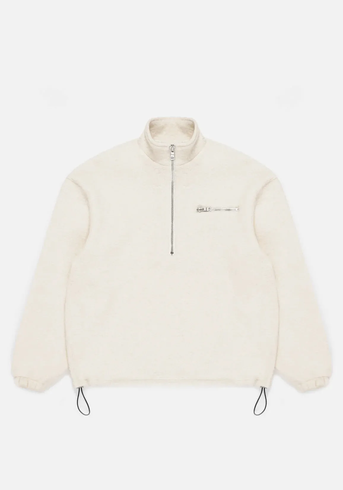 Oversized Fit Boucle Quarter Zip Jumper sold by EQVVS product image thumbnail 2