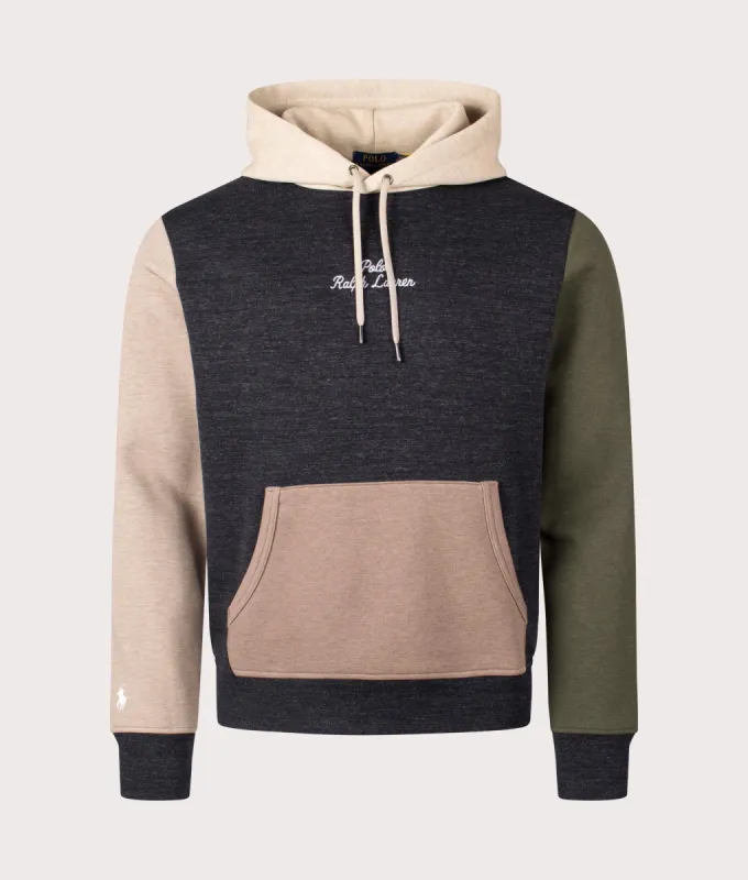Logo Colour-Blocked Double Knit Hoodie sold by EQVVS
