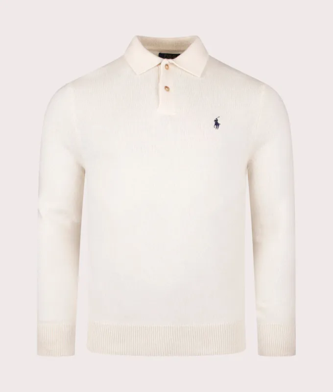Polo Collar Knit Jumper sold by EQVVS