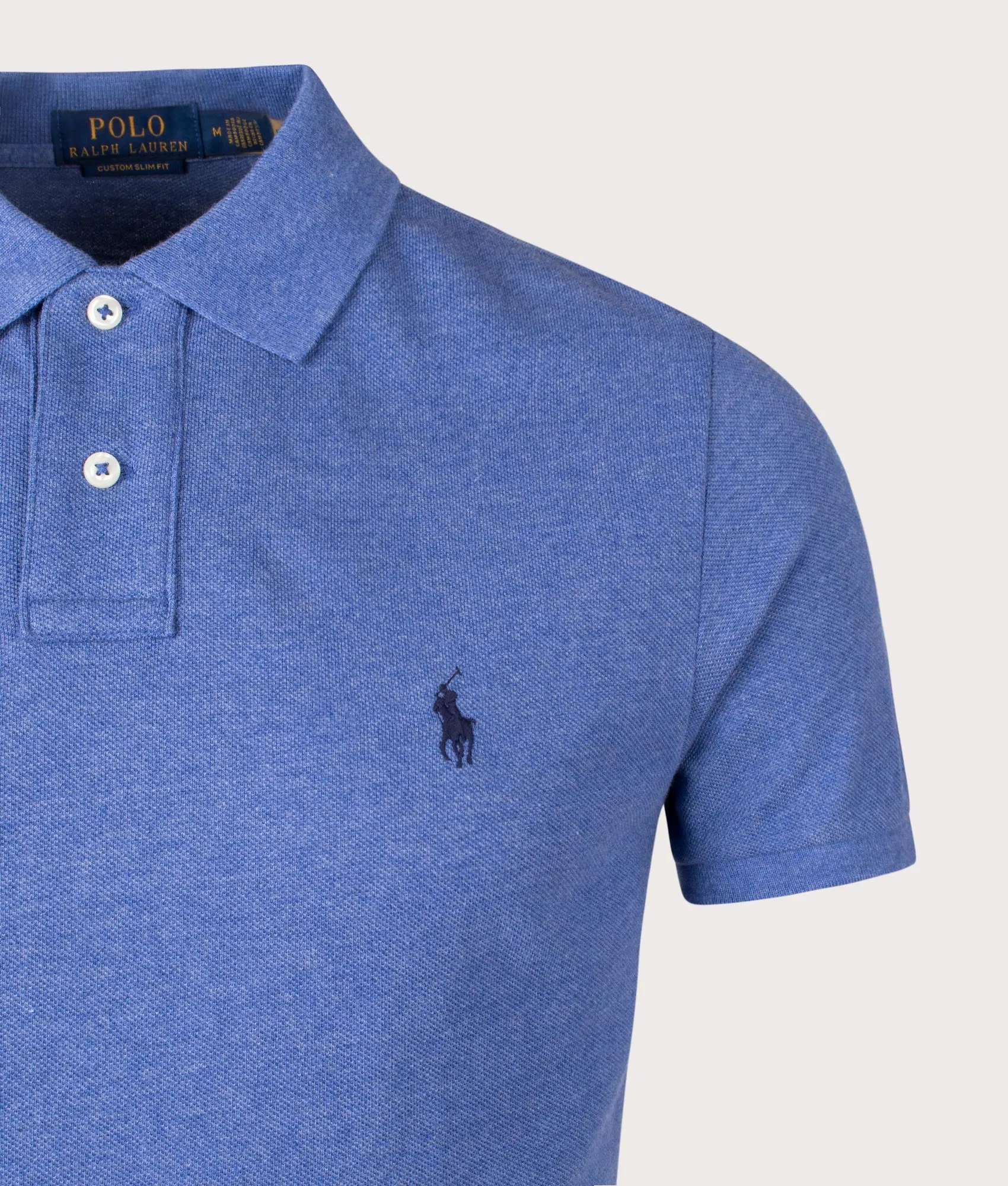 Custom Slim Fit Mesh Polo Shirt sold by EQVVS product image thumbnail 2