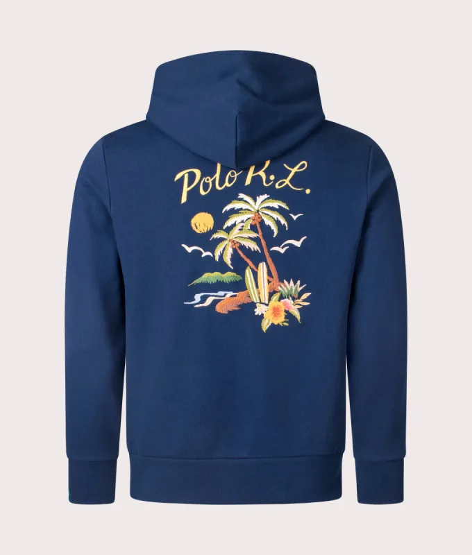 Embroidered Loopback Hoodie sold by EQVVS