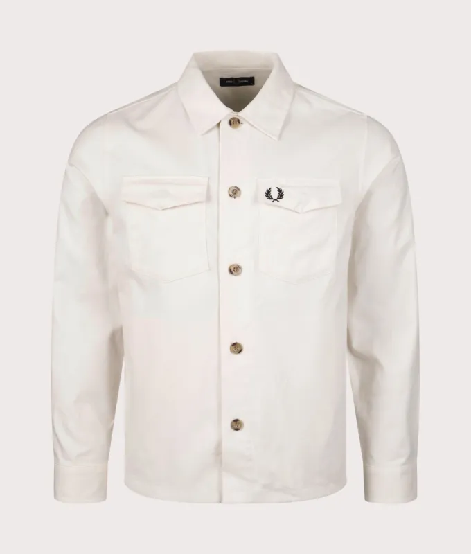 Heavyweight Oxford Overshirt made by Fred Perry
