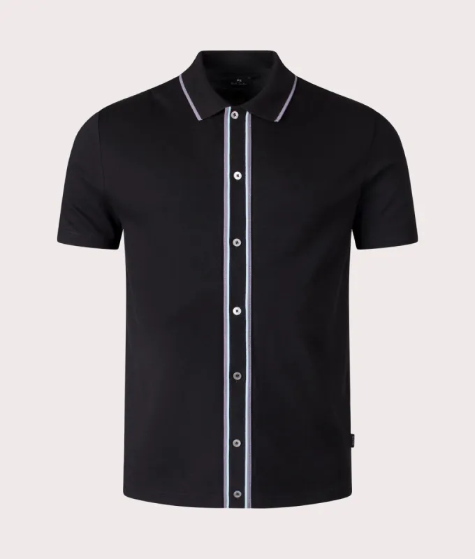 Button Front Polo Shirt sold by EQVVS