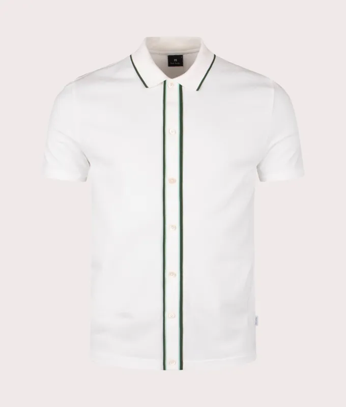 Button Front Polo Shirt sold by EQVVS