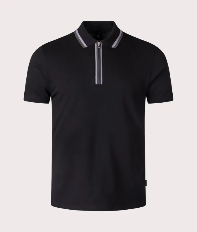 Quarter Zip Polo Shirt sold by EQVVS