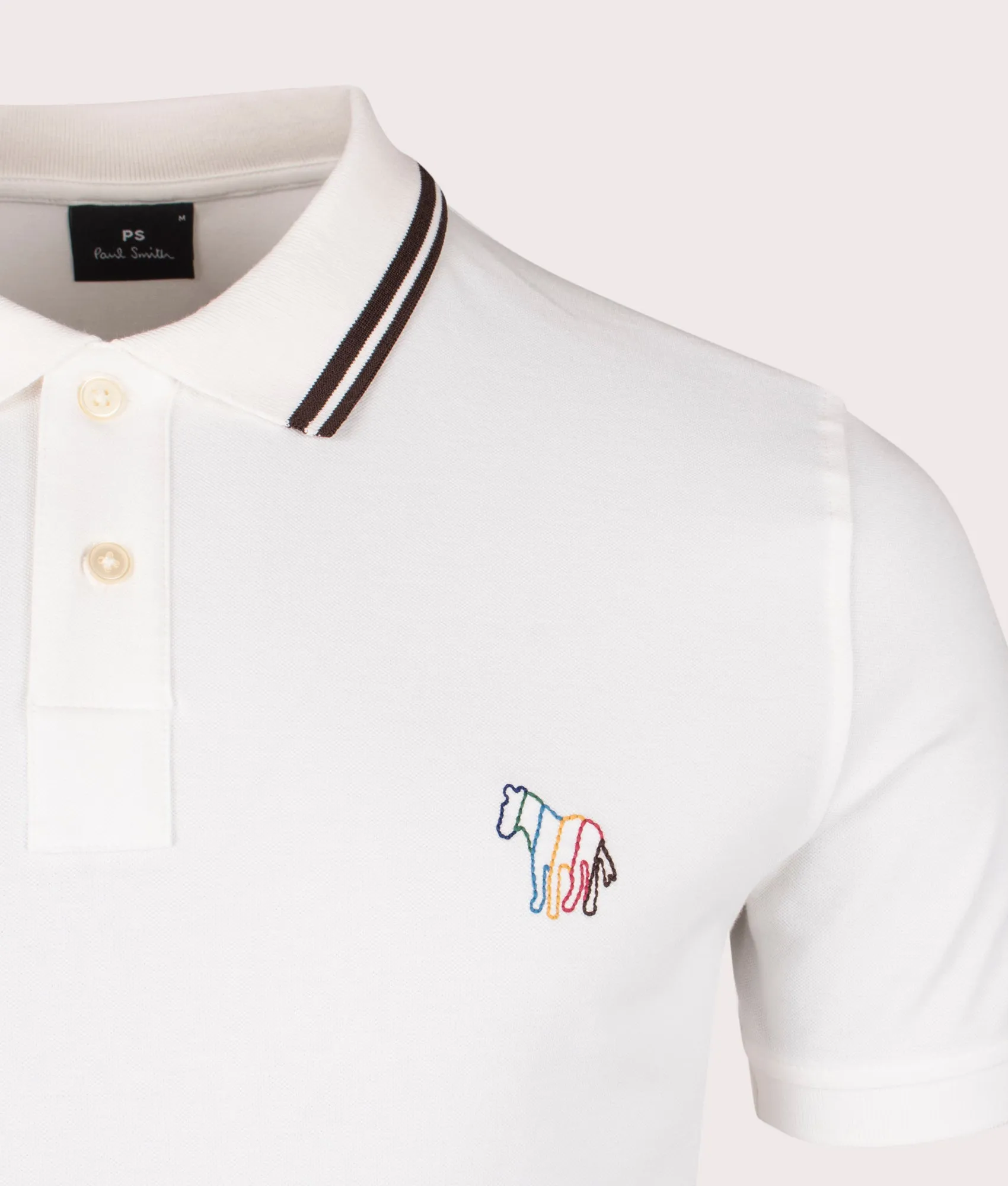 Zebra Emblem Polo Shirt sold by EQVVS product image thumbnail 2