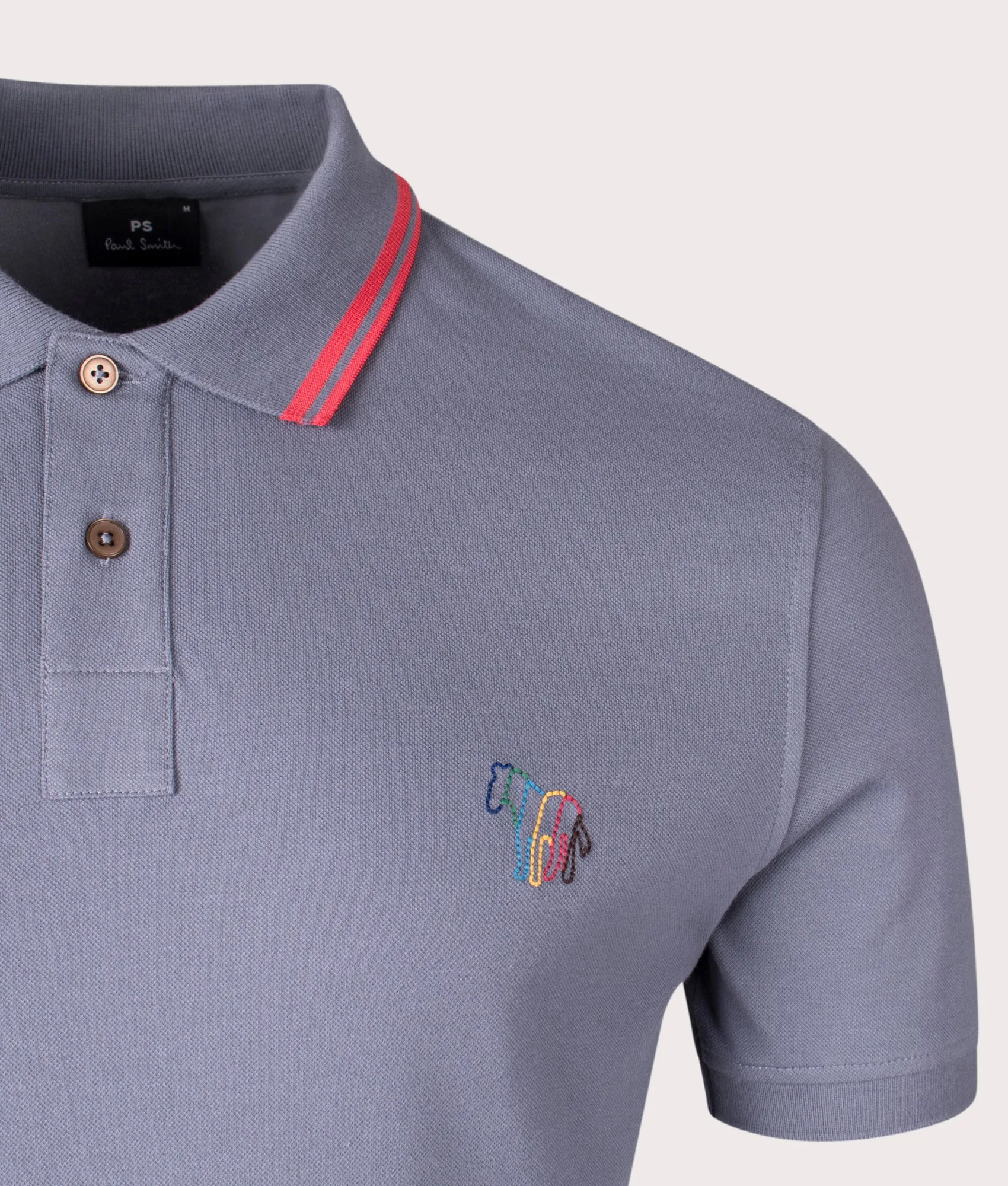 Zebra Emblem Polo Shirt sold by EQVVS product image thumbnail 2