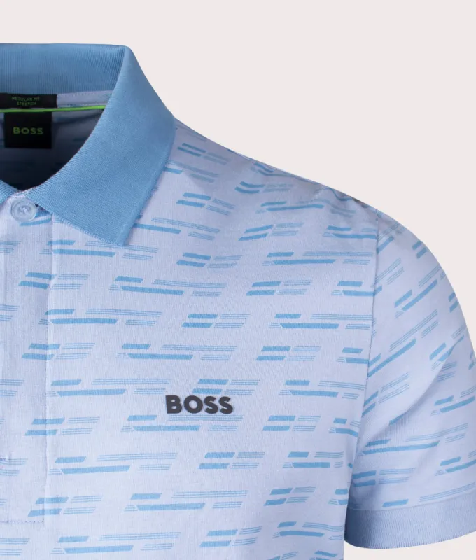 Paddy Tape All Over Print Polo Shirt made by EQVVS