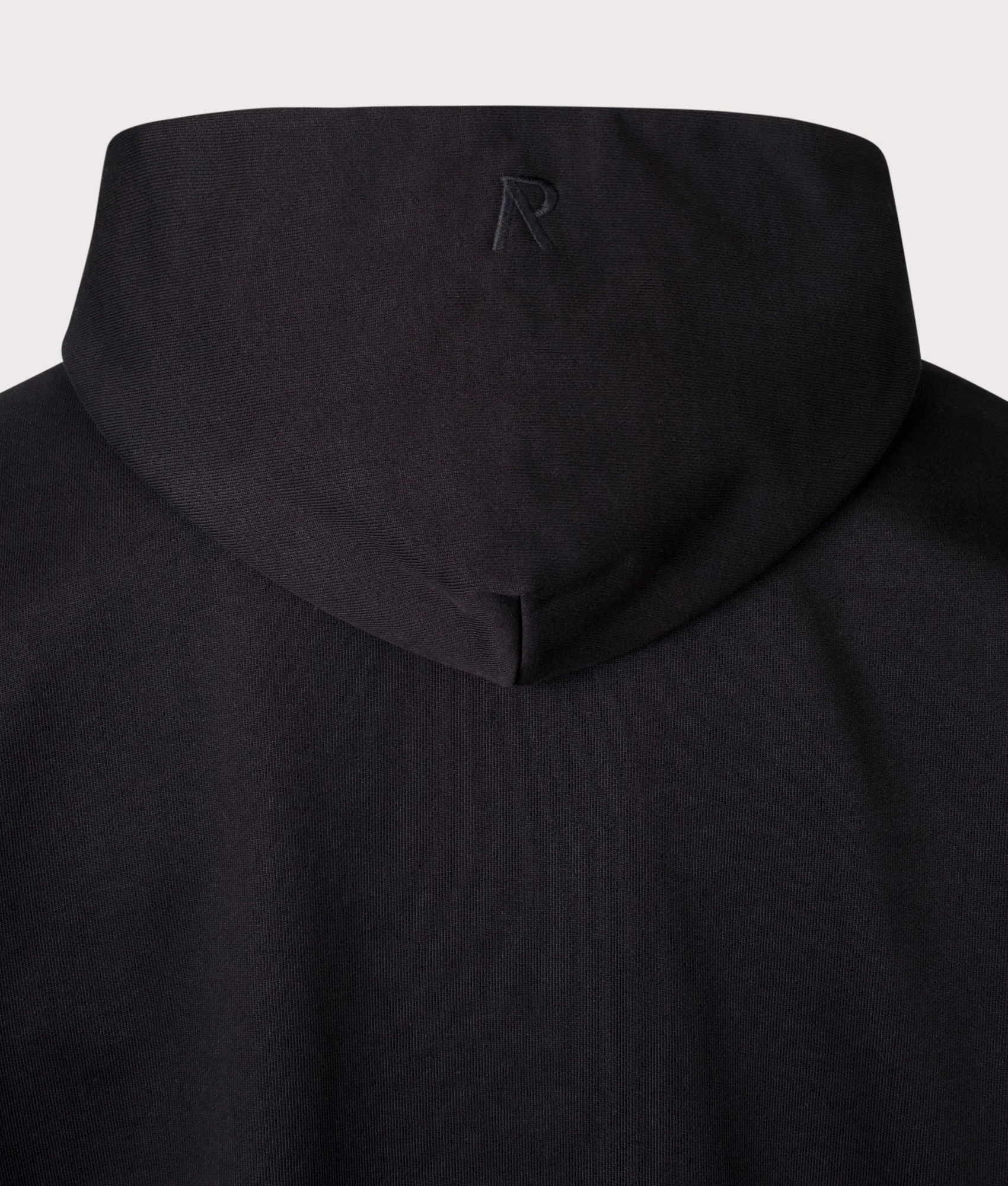 Oversized Fit Initial Zip Through Hoodie sold by EQVVS product image thumbnail 5