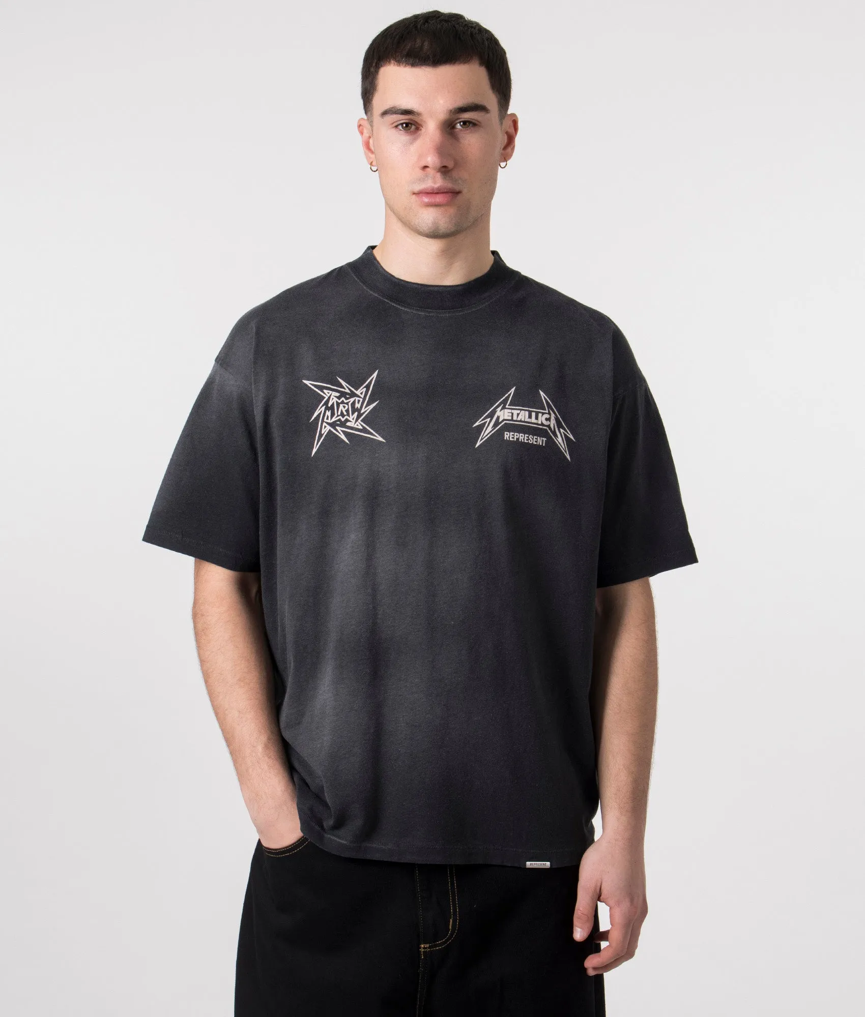 Oversized fit Represent x Metallica Local Crew T-Shirt sold by EQVVS product image thumbnail 2