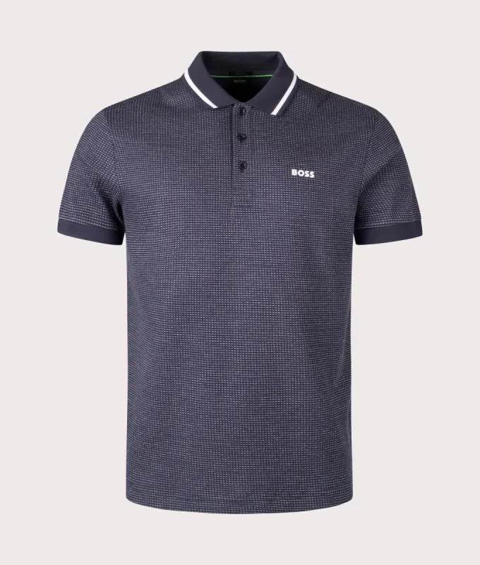 Paddy Tape Jacquard Polo Shirt sold by EQVVS