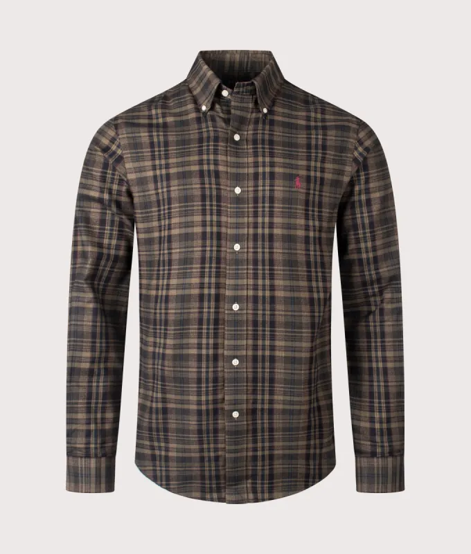 Custom Fit Brushed Twill Pony Player Shirt sold by EQVVS