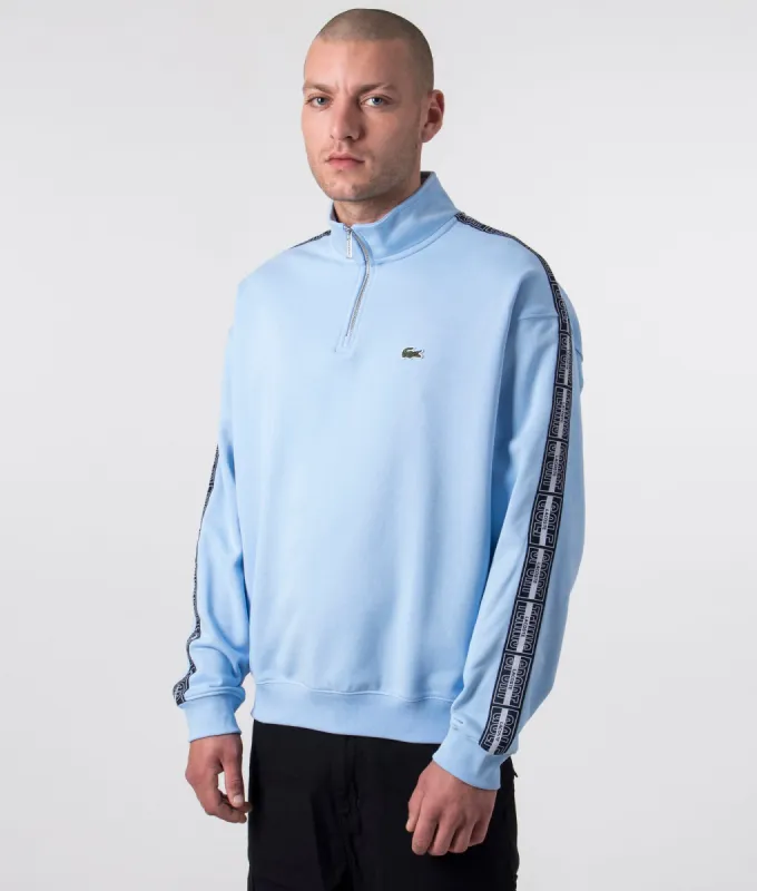 Taped Quarter Zip Sweatshirt sold by EQVVS