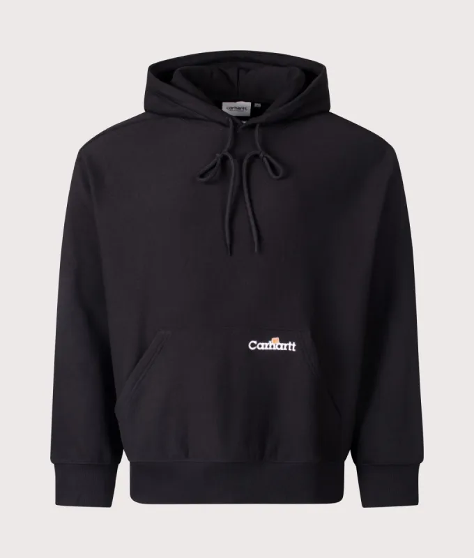 Relaxed Fit Label Script Hoodie sold by EQVVS