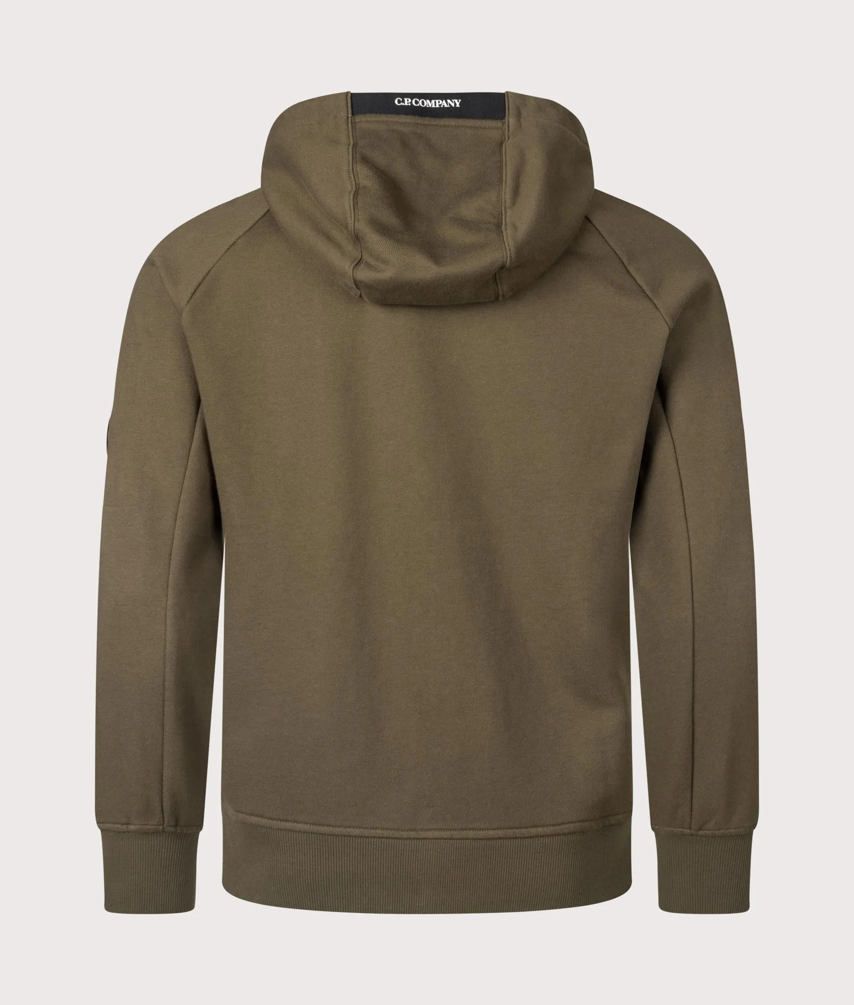 Diagonal Raised Zip Through Hoodie sold by EQVVS product image thumbnail 5