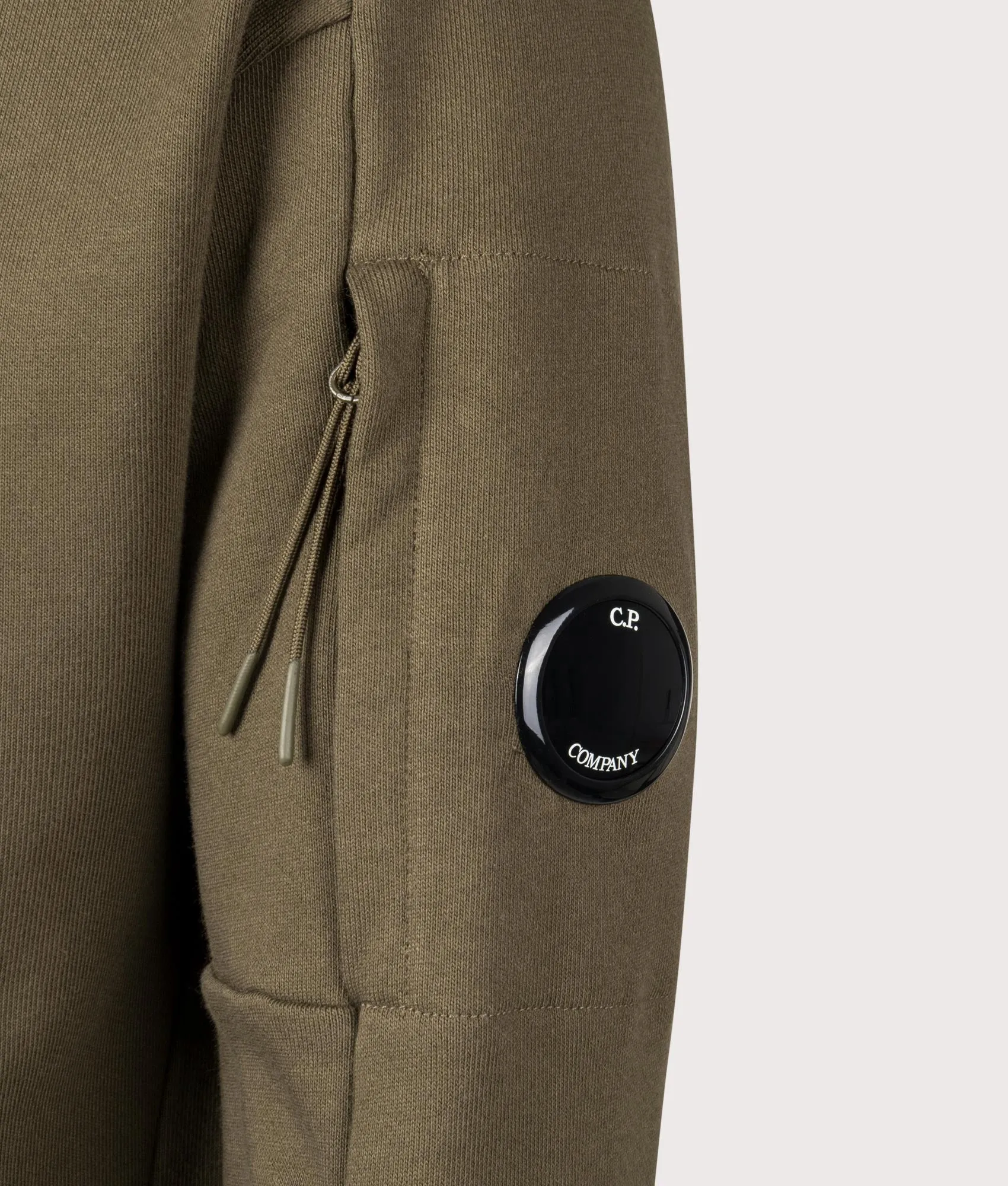 Diagonal Raised Zip Through Hoodie sold by EQVVS product image thumbnail 3