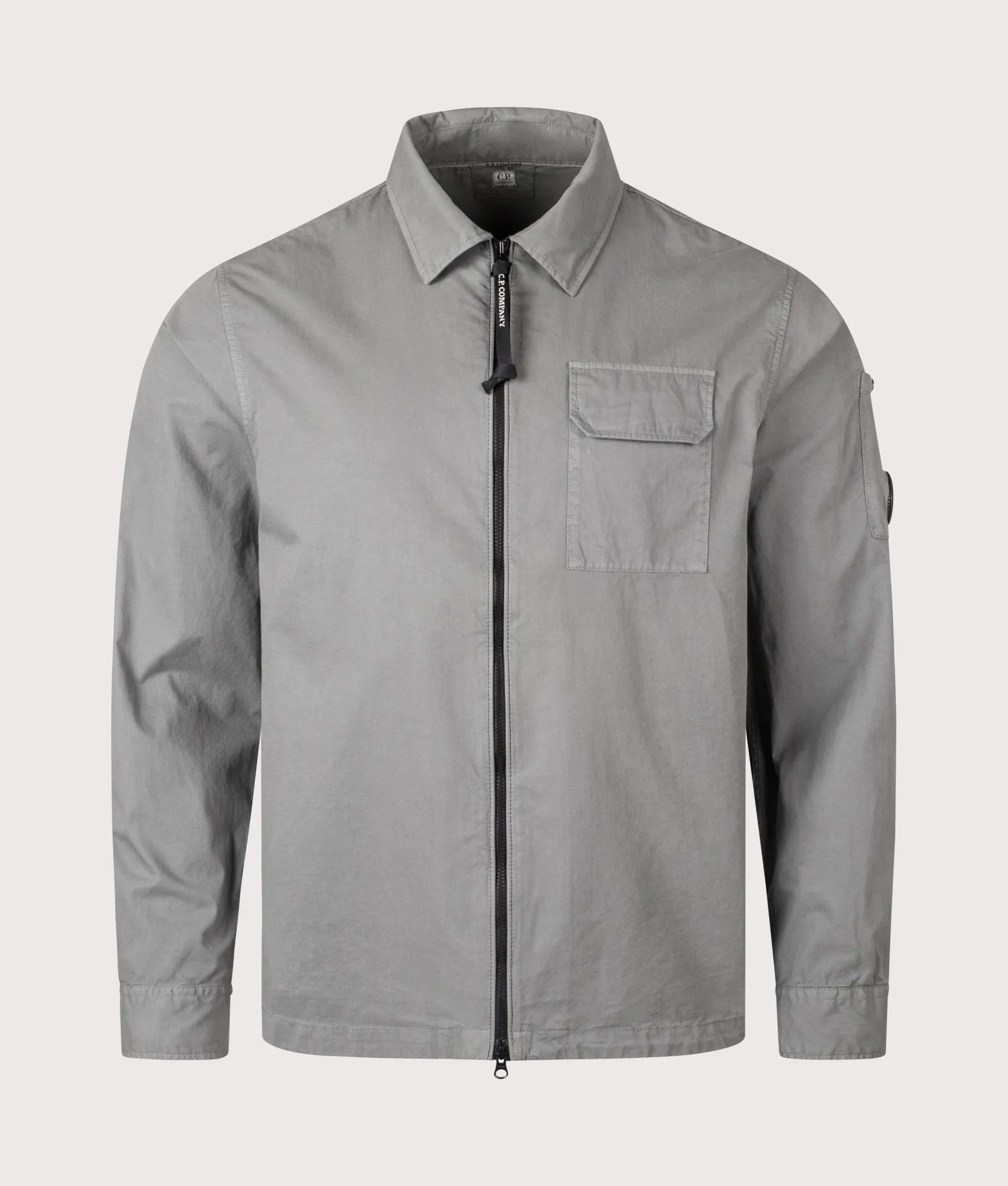 Organic Gabardine Zip Through Overshirt sold by EQVVS product image thumbnail 3