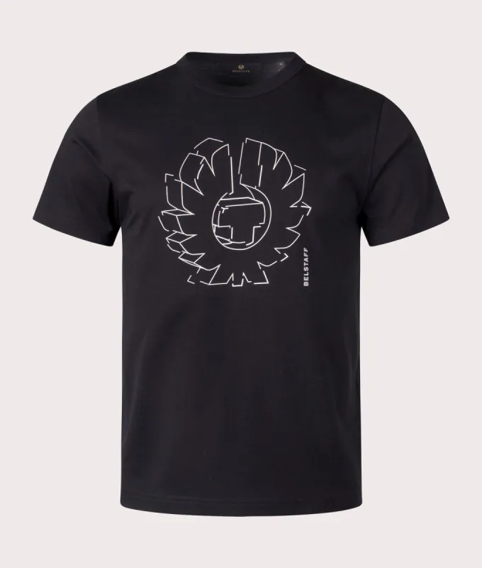 Deconstructed Phoenix Graphic T-Shirt made by Belstaff