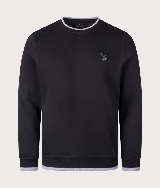 Zebra Mono Sweatshirt made by EQVVS