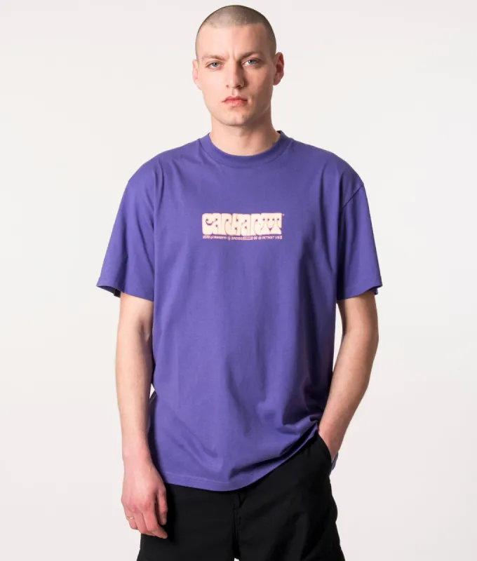Relaxed Fit Heat Script T-Shirt sold by EQVVS