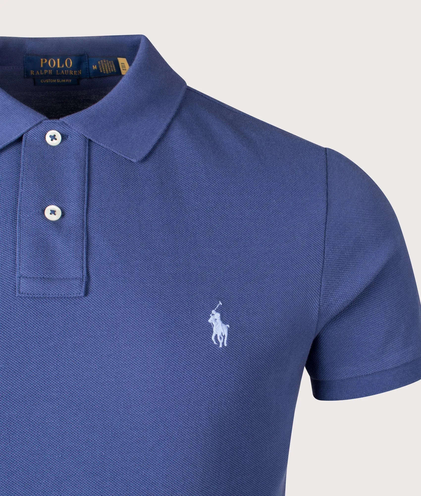 Custom Slim Fit Mesh Polo Shirt sold by EQVVS product image thumbnail 2