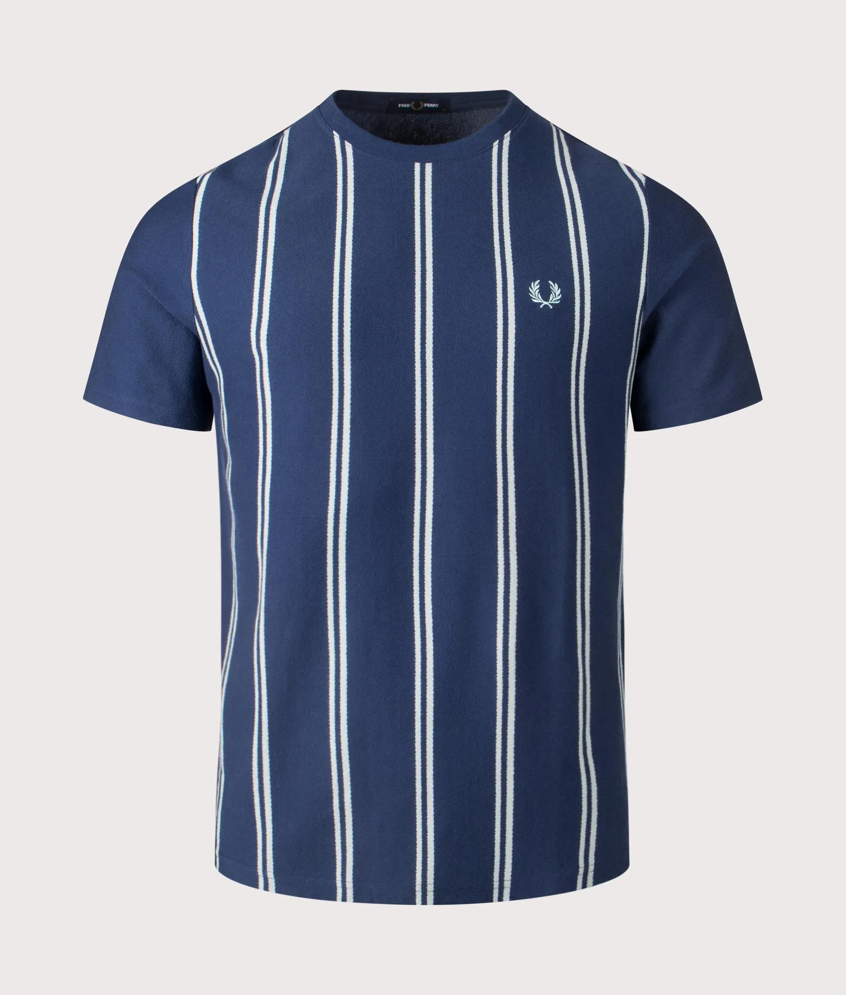 Striped Crepe Pique T-Shirt sold by EQVVS