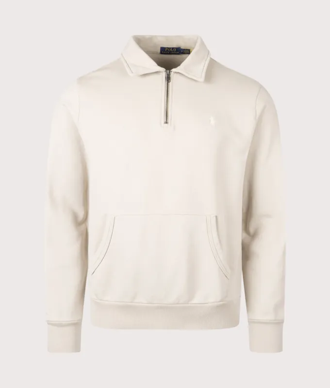 Quarter Zip Loopback Terry Sweatshirt sold by EQVVS