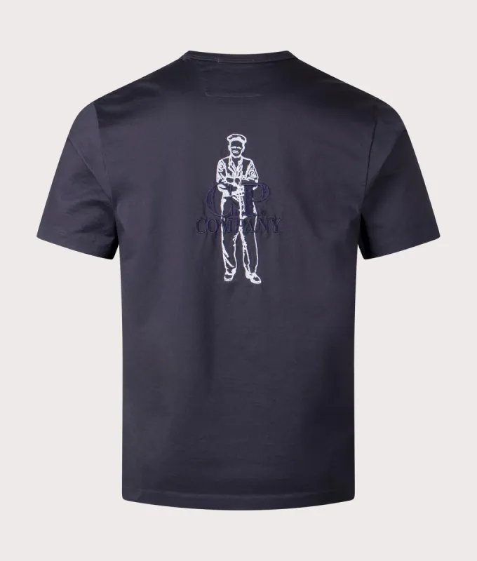 Twisted British Sailor T-Shirt sold by EQVVS