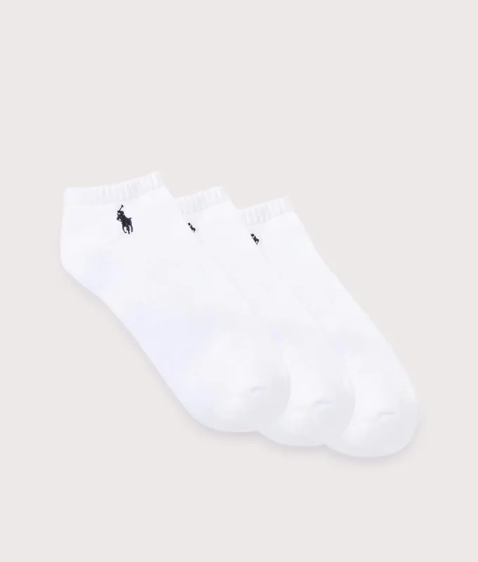 3 Pack Ankle Socks made by Polo by Ralph Lauren