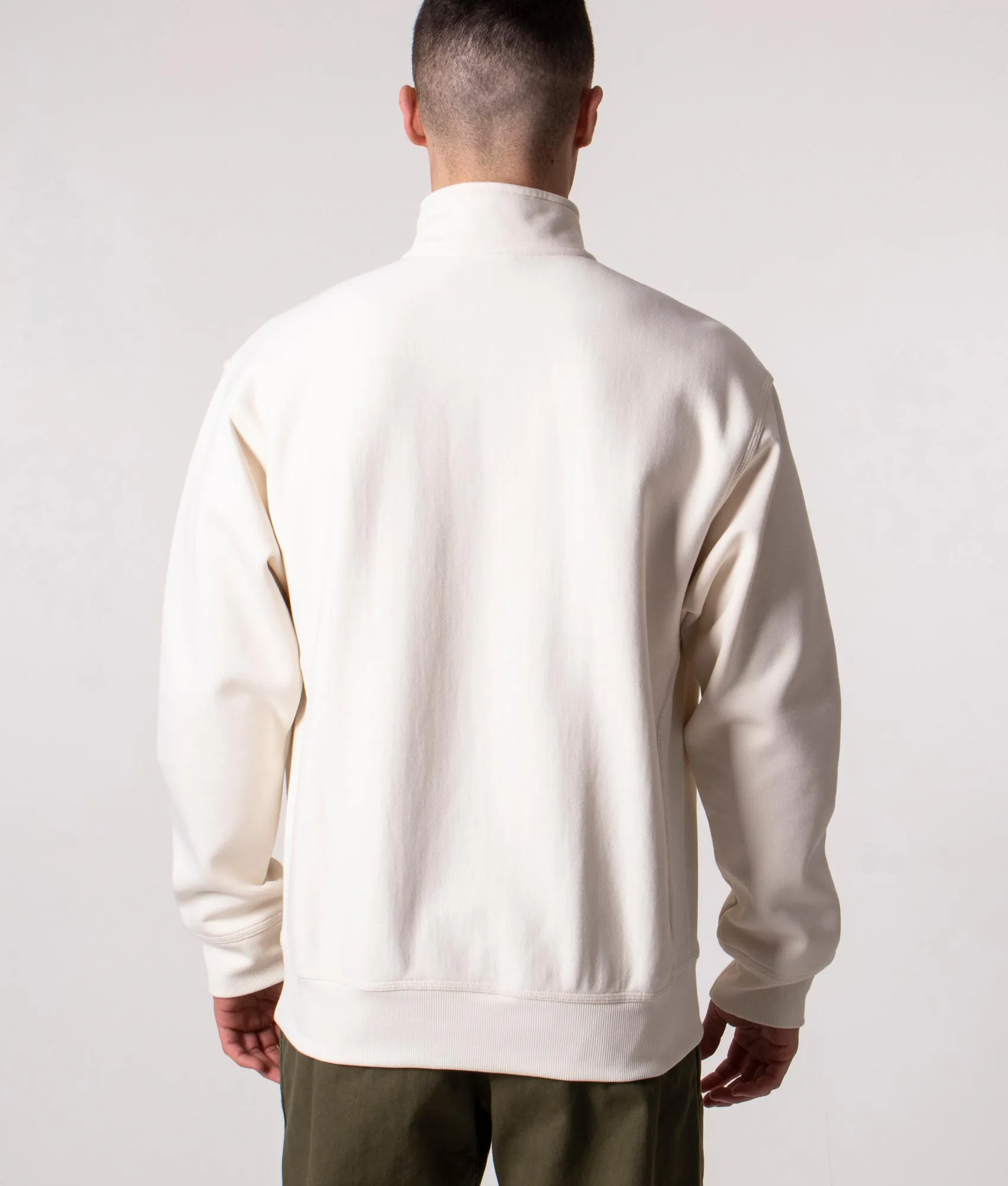 Relaxed Fit Quarter Zip American Script Sweatshirt sold by EQVVS product image thumbnail 3