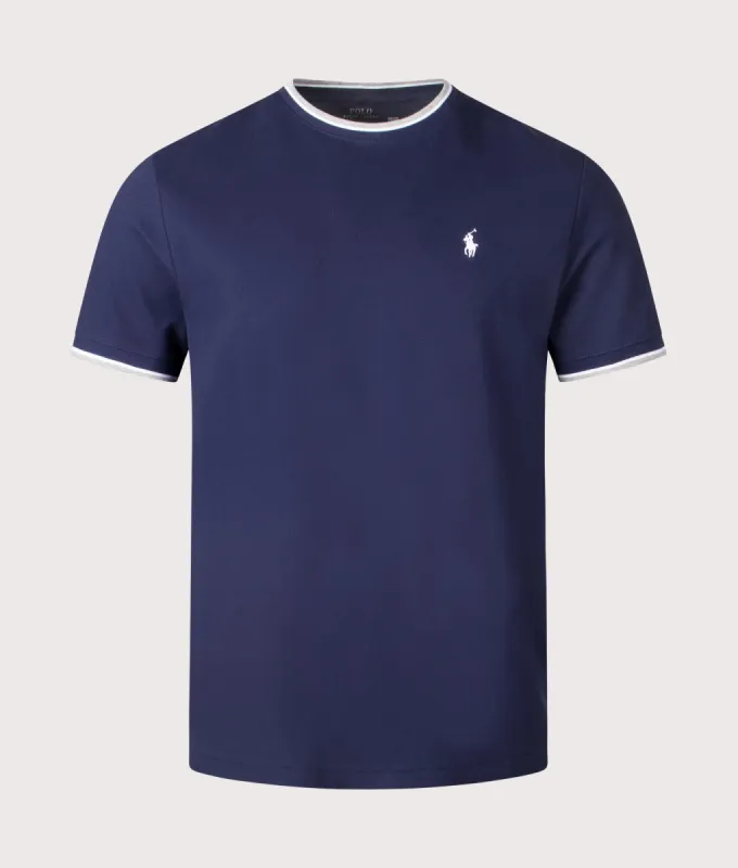 Classic Fit Stretch Mesh T-Shirt sold by EQVVS