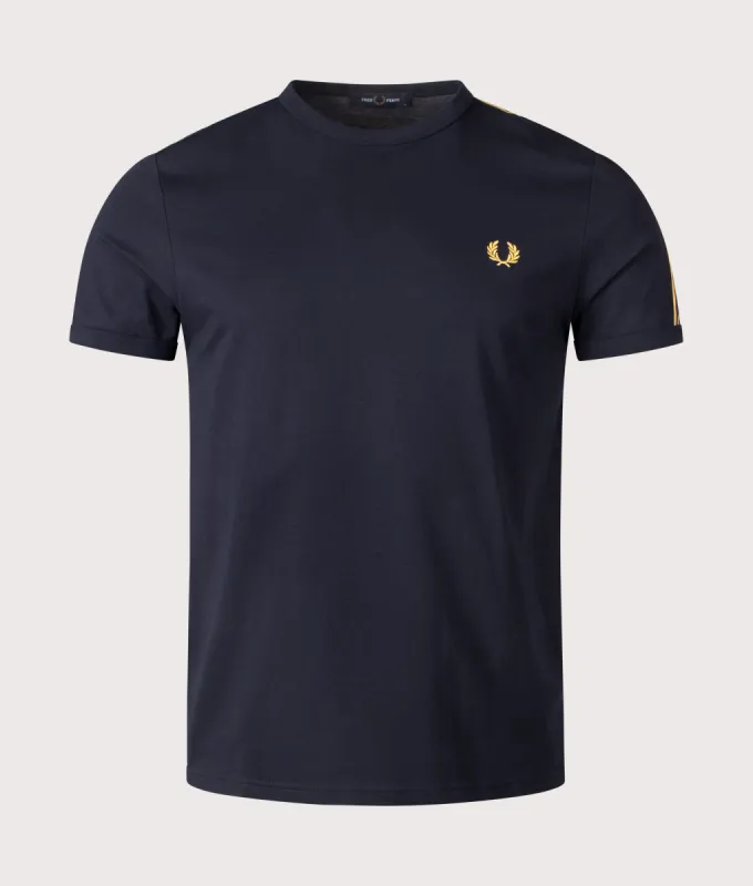 Contrast Tape Ringer T-Shirt sold by EQVVS