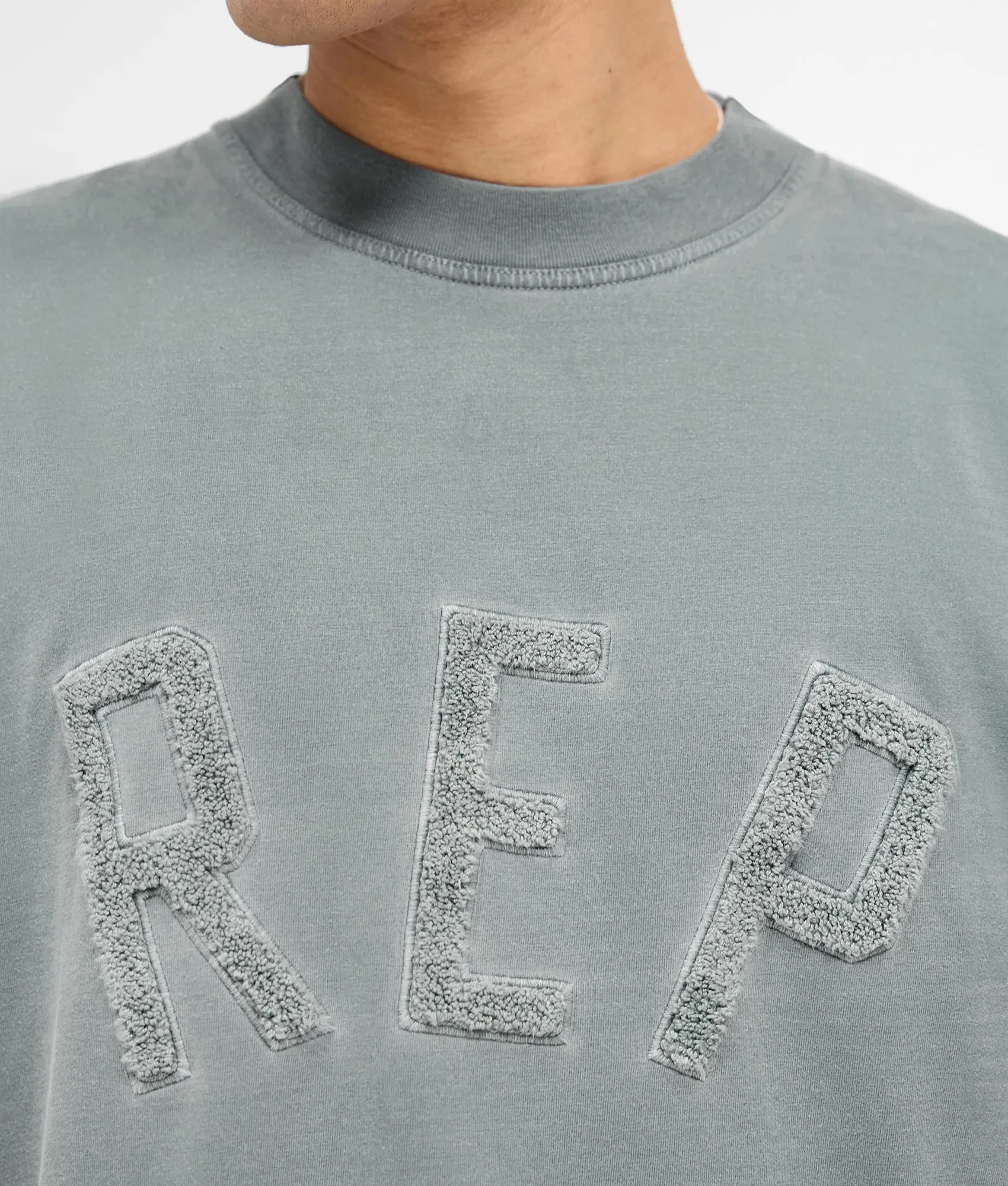 Oversized Fit Rep Applique T-Shirt sold by EQVVS product image thumbnail 3