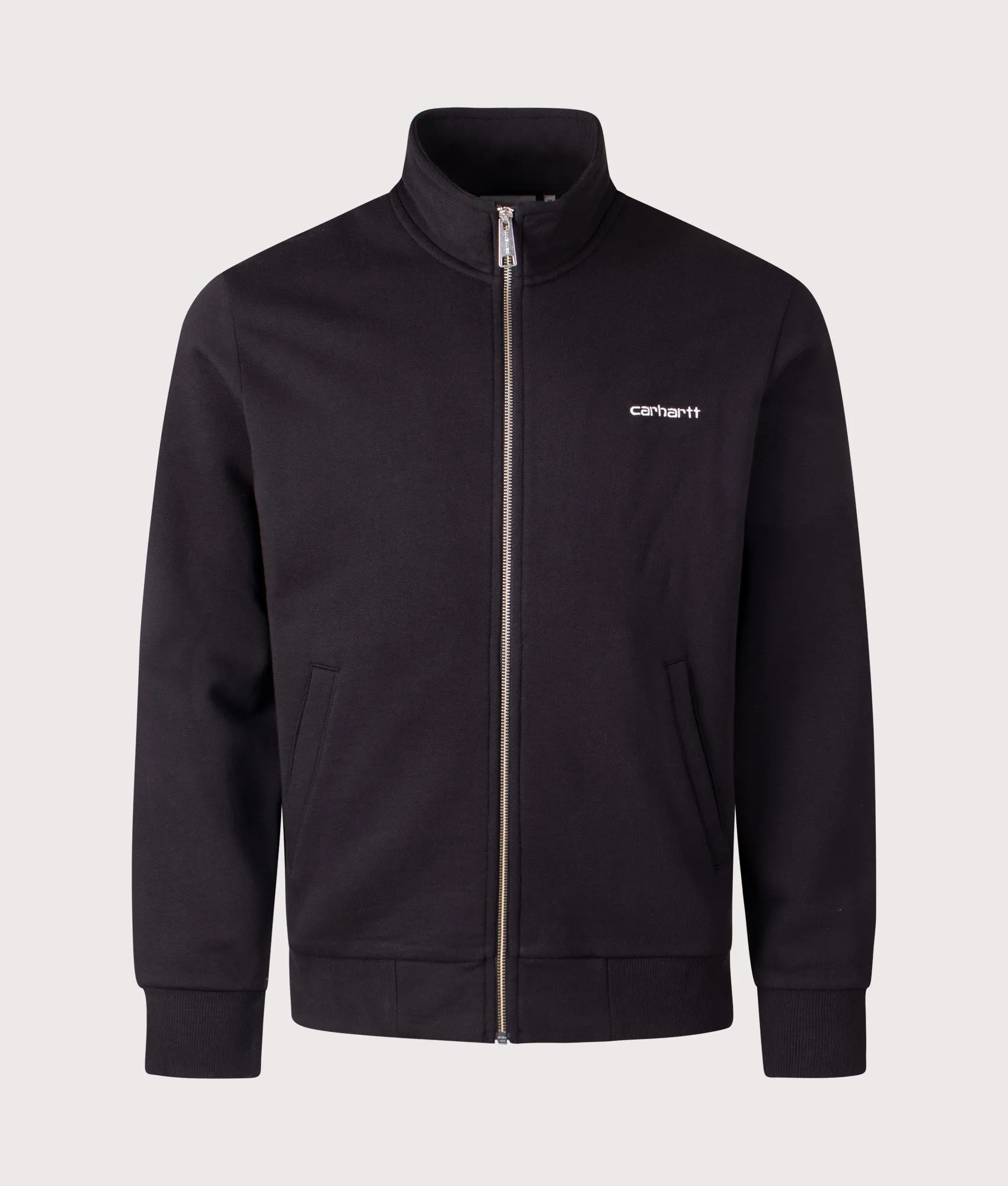 Script Embroidery Zip Through Sweatshirt sold by EQVVS