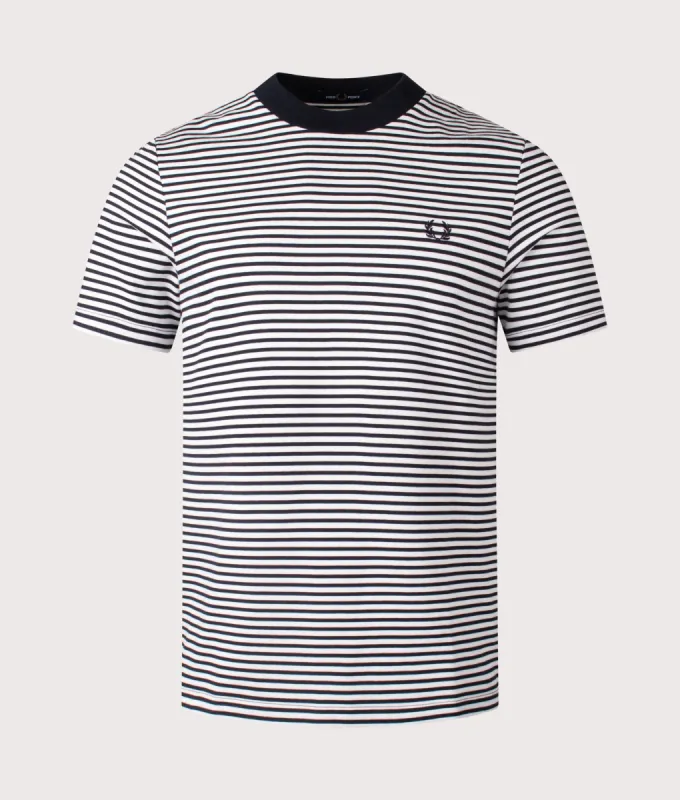 Fine Stripe T-Shirt sold by EQVVS