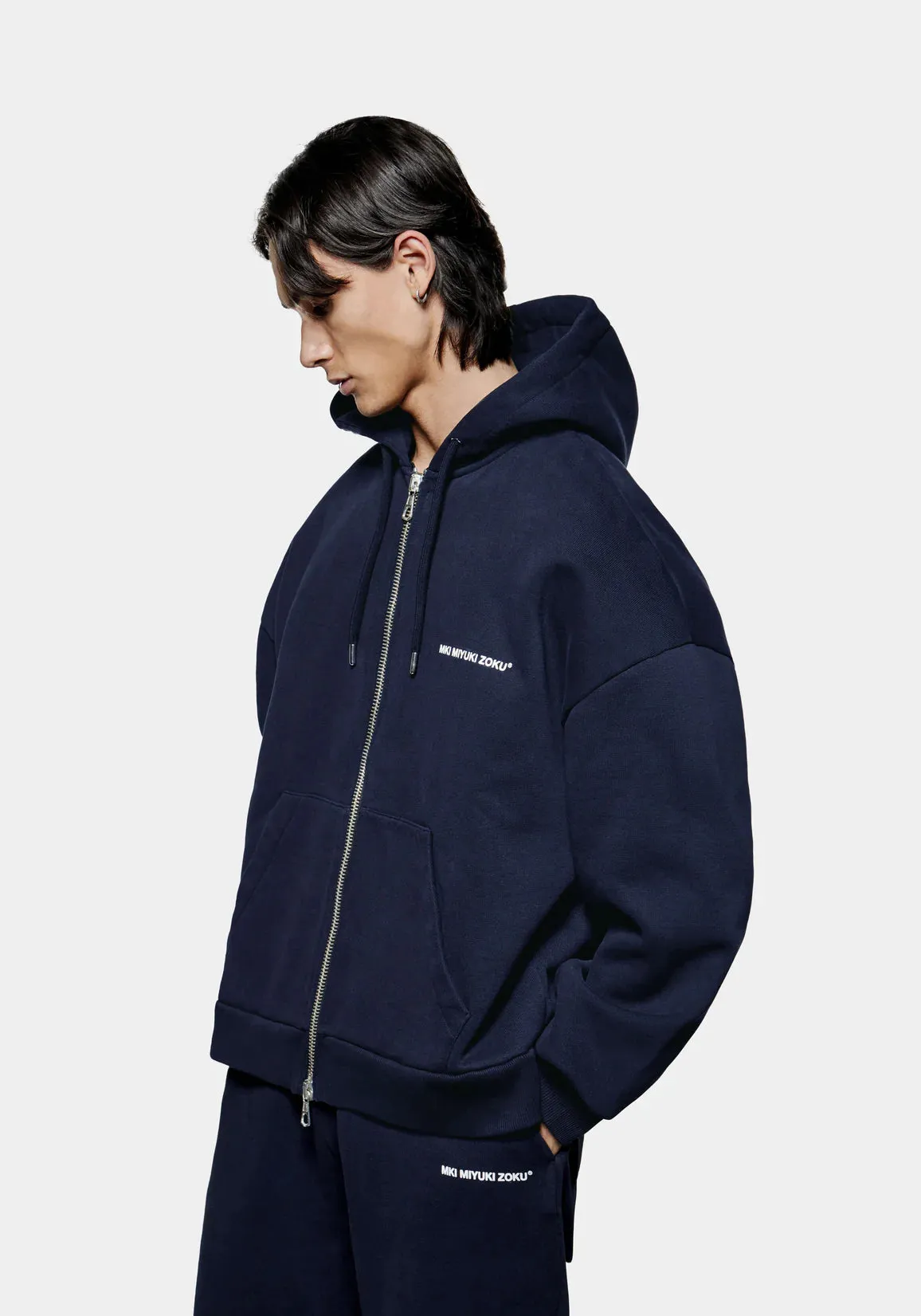 Oversized Uniform Zip Through Hoodie sold by EQVVS